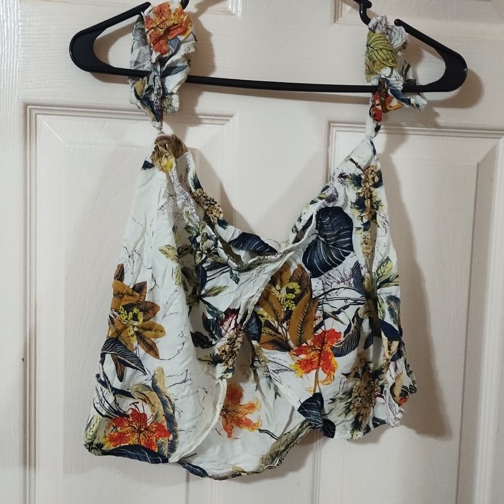 Free People Floral Crop Top - Multicolor